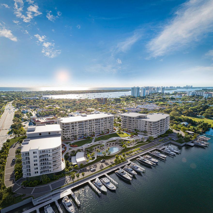 Embark on refined luxury at The Ritz-Carlton Residences—now under construction on a 14-acre, one-of-a-kind property along the intracoastal waterway in the heart of Palm Beach Gardens' dining, shopping & marina district. With just 106 residences & 29 boat slips, this masterpiece offers 3 to 5 bedroom residences, expansive terraces & 2 assigned garaged parking spaces. All offer floor-to-ceiling triple-paned windows capturing marina & sunset views. High end appliances.  24-hr concierge, guard gate & valet.  Countless amenities include fitness center, pickleball, resort style pool w/ lap lane & much more. Anticipated completion of Q1 2026 promises a lifestyle defined by unparalleled sophistication & luxury.