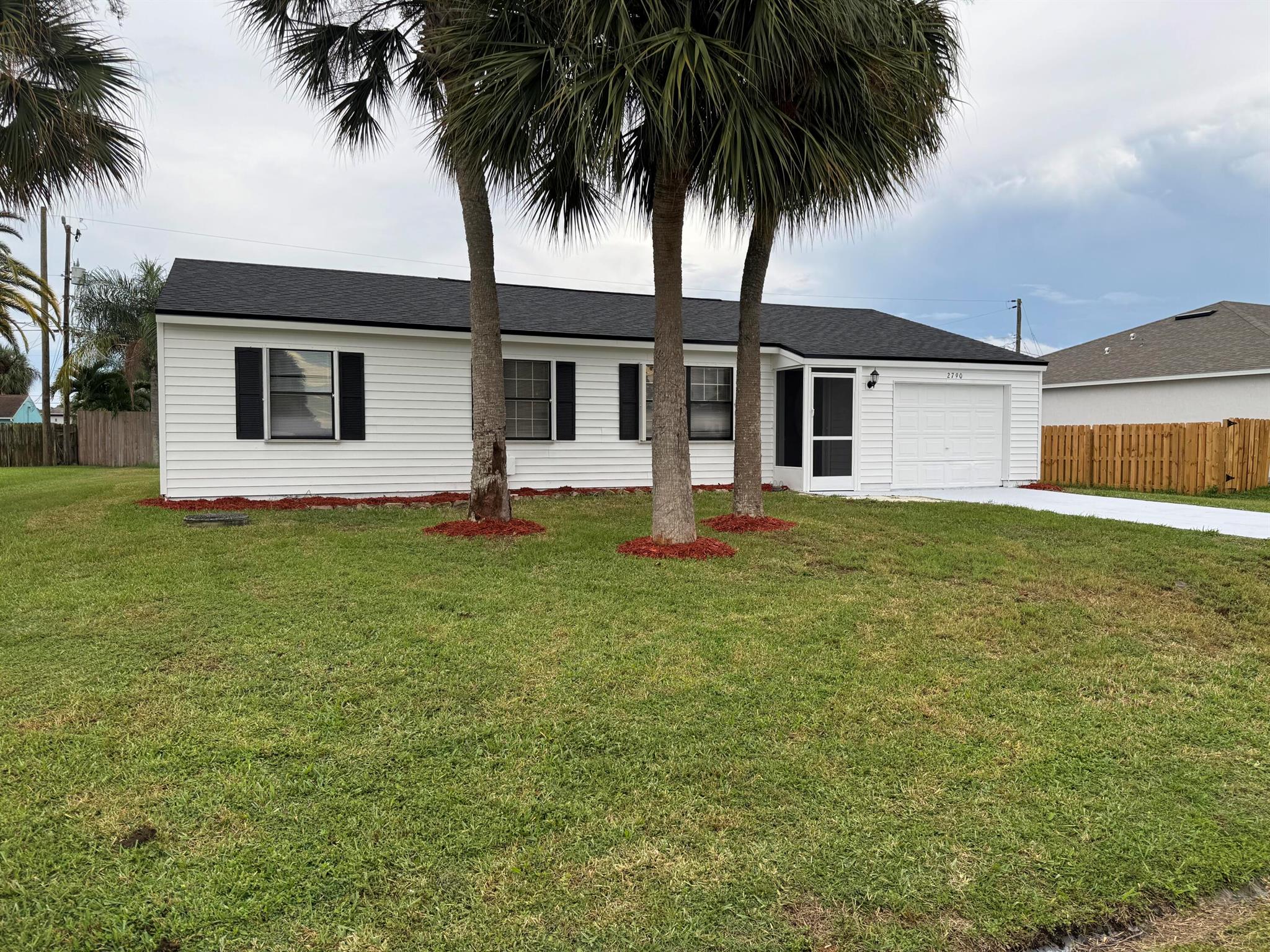 Come see this 3/2/1 completely remodeled from top to bottom home, with hurricane accordion shutters through all the windows, door and sliding doors around the house! Outstanding location! RV/Camper/Boat welcome! East of Port Saint Lucie! Close to Jensen Beach, medical offices/hospital, beaches, restaurants, shopping and PSL West! Just off Port Saint Lucie Blvd., and minutes away from the Turnpike, Crosstown, I-95 - all nearby! Come see this 2/2/1 completely remodeled from top to bottom home! It comes with a newer roof. It also comes with brand new white shaker 36'' cabinets and gorgeous quartz countertops/backsplash and newer stainless steel appliances. It also has brand new waterproof luxury vinyl planks/laminate flooring and elegant baseboards, brand new vanities with​​‌​​​​‌​‌​​​‌‌​​​‌‌‌​​‌​​‌‌​​​​ ...