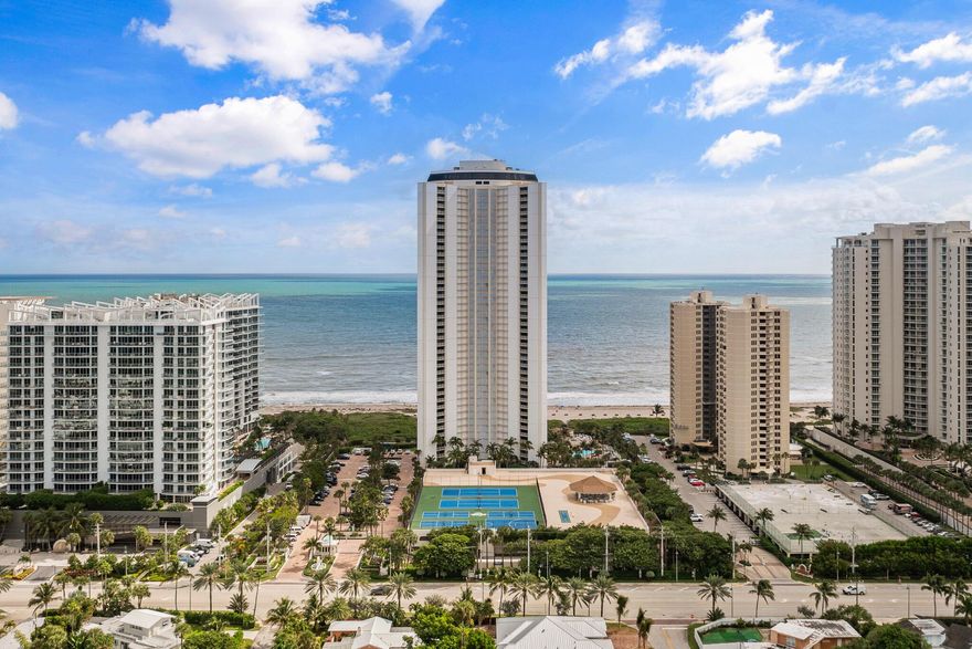 Experience luxury beachfront living on Singer Island! This 2-bedroom, 2-bath residence offers stunning ocean views from every room and a bright, open layout. Enjoy new stainless-steel kitchen appliances, impact sliding glass doors, and an expansive private balcony perfect for sunrise views. Resort-style amenities include a heated pool, fitness center, private beach access, concierge service, and the exclusive Marquis rooftop restaurant. Coastal elegance at its finest!