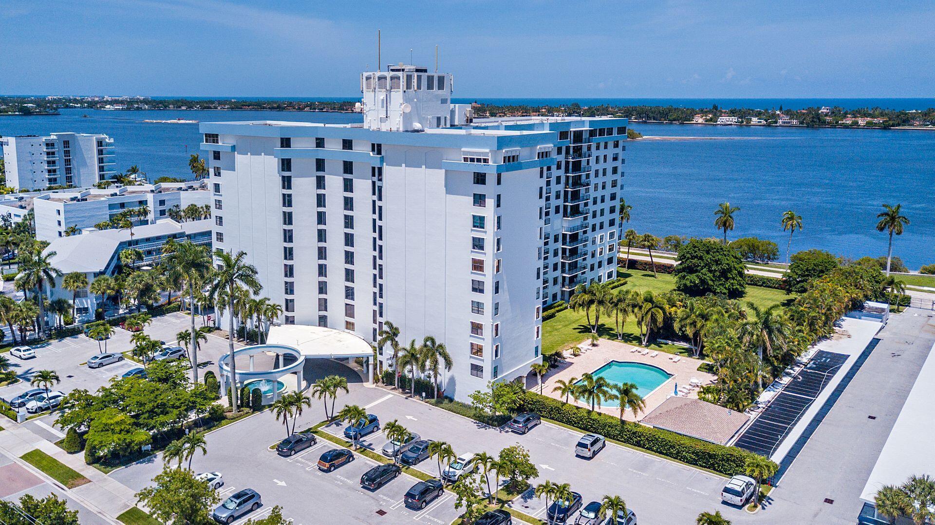Amazing views from this fully renovated three-bedroom direct waterfront apartment at Portofino South. East/South facing 3BD/2BA, open floorplan with wide open views and large balcony right on the Intracoastal. Wonderful full-service building, 24-hour doorman, two covered parking spots. Beautifully decorated and ready for immediate occupancy. Stunning apartment! Furniture may be purchased at additional cost.