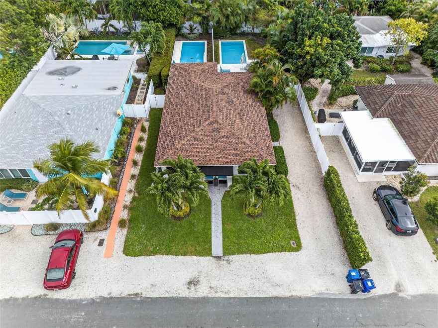 Very successful Airbnb Duplex -- rare that each side has their own private heated pool!  Lovely Lake Ridge neighborhood property has a 1 bed / 1 bath unit and a 2 bed / 1 bath unit.  Each side renovated and with modern furnishing, impact windows and doors, roof new in 2022, Central AC systems new in 2020.  The annual insurance = $5500, FP&L = $300/mo/unit, Water/sewer = $650/mo.  Gross revenues for both units in 2025 total = $148k.  Easy to run or continue with current full time Airbnb management company (25% fee).