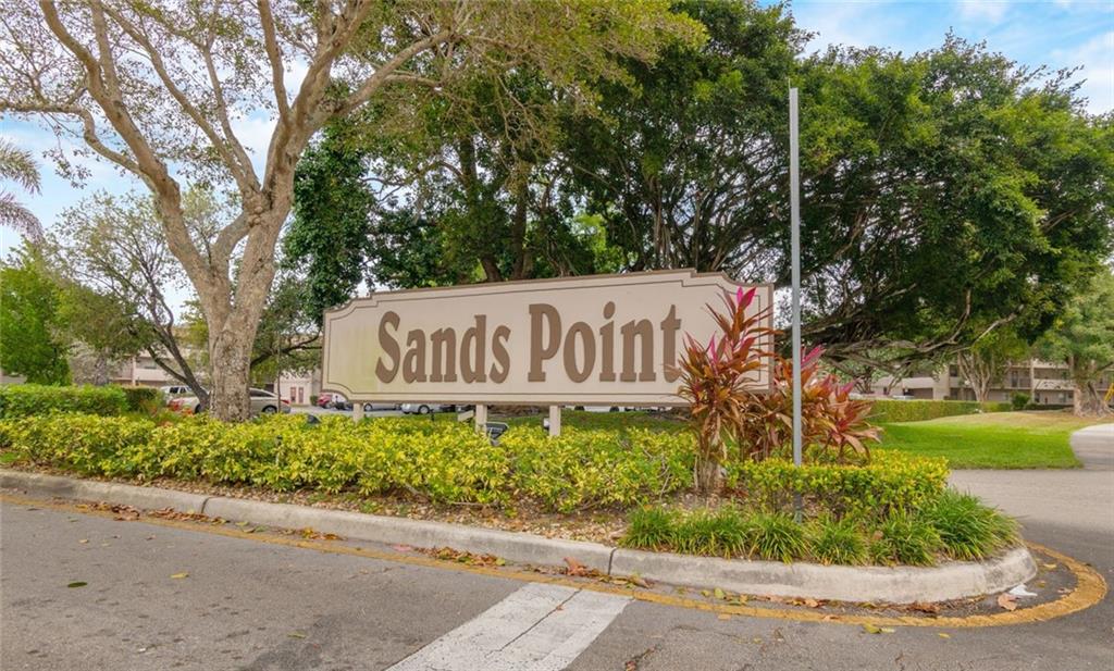 Located in the Heart of Tamarac, this first floor condo, freshly painted, all tile floors, with a large living/dining area, eat in kitchen, lots of closets, additional store room, and more is waiting for you. Sands Point is a subdivision on an excellent school zone. Two years restriction to rent. No pets. No credit score requirement. 25% down to purchase. Come, see, buy!!!