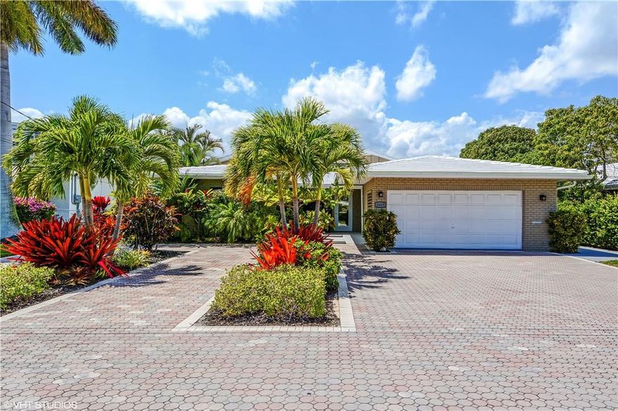 Enjoy wide direct intracoastal waterway views every day from this spacious 3 bedroom, 3.5 bath intracoastal-front home with pool. Walk to beach, restaurants and shops from this ideal Lauderdale-by-the-Sea location. This remodeled and partially updated home has a very open floor plan with all glass sliders in the back which provide lots of natural light and the perfect water view from the living room, master bedroom and bathroom with volume ceilings. A two-car garage and large driveway offer ample parking.