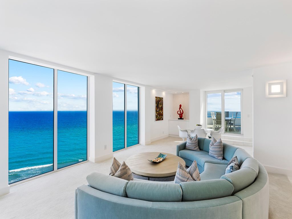 Photo of 3407 S Ocean Boulevard #Phb, Highland Beach, FL 33487 (MLS # R11140066)
