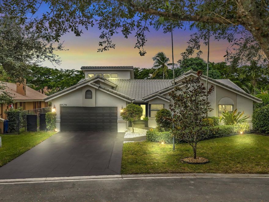 You can have it all in the Gated Community of Ridgeview! This expansive single-story home features 4 spacious bedrooms, 2 full and 2 half baths.  Set on a private 11,600+ sq ft lot with no rear neighbor, where you'll enjoy a saltwater heated pool, travertine deck, half bath, outdoor shower and a covered patio with grilling and seating area. Freshly painted exterior and many updates inside the home, 2024 appliances include washer, dryer, refrigerator, range, and microwave. Large kitchen opens to the family room, an ideal floor plan for entertaining. The oversized primary suite offers serene pool views and a giant en-suite bath. Benefit from impact windows and doors, along with fully paid solar panels installed in 2021 for energy efficiency. Experience this exquisite property for yourself!