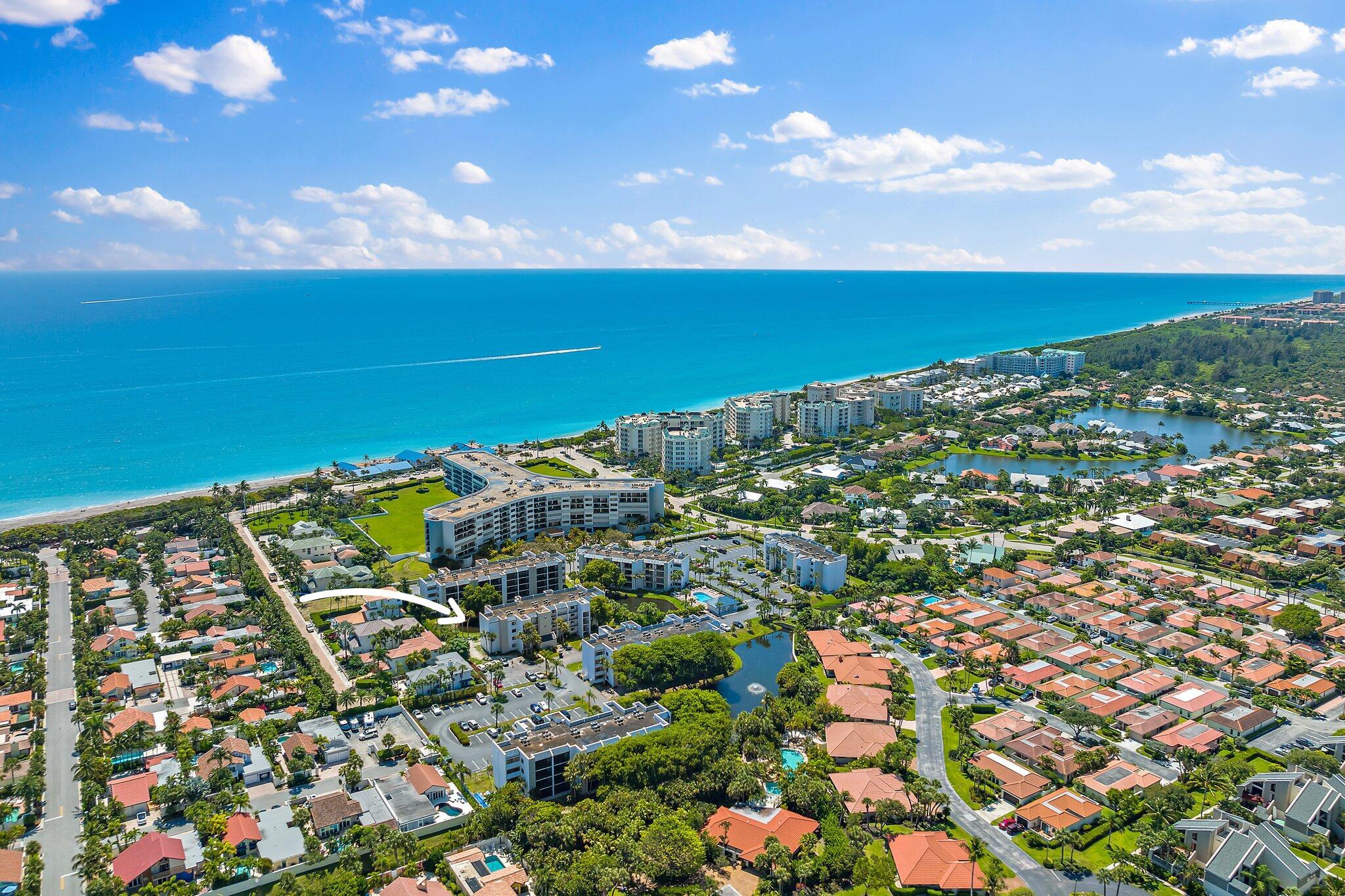 December and January Available... Relax and experience a life style that has made the Jupiter one of the most popular vacation spots in the world. Baby steps to the Jupiter Beach in 33477! This is a walk to the beach great location 1st floor on the lake east view that is a fantastic product! Furbaby friendly for small dogs under 35 lbs. King in master, twins in guest bedroom..