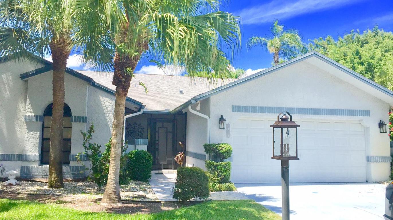 Updated 2 bedroom, 2.5 bath single family home located on quiet cul-de-sac. Rear, on canal, faces Polo Club. Screened porch, furnished move-in ready. Boca Delray Golf and Country Club, is a private, non-equity, low HOA, maintenance free, pet friendly, manned-gated community for active adults. Built around 12 lakes, and a challenging 18 hole par 60 golf course. Community also features a clubhouse with planned activities, 5 Har-Tru tennis courts, two heated pools, hot-tub, a fitness center with locker rooms, convenient Cafe, billiard room, library, and pro shop. Located just north of Boca Raton's beaches, Town Center shopping, and restaurants. Proximate to I-95, Tri-Rail station and Delray's famed Atlantic Ave. Lease purchase @ $3,500 per month with a min. 6 month term for qualified buyers