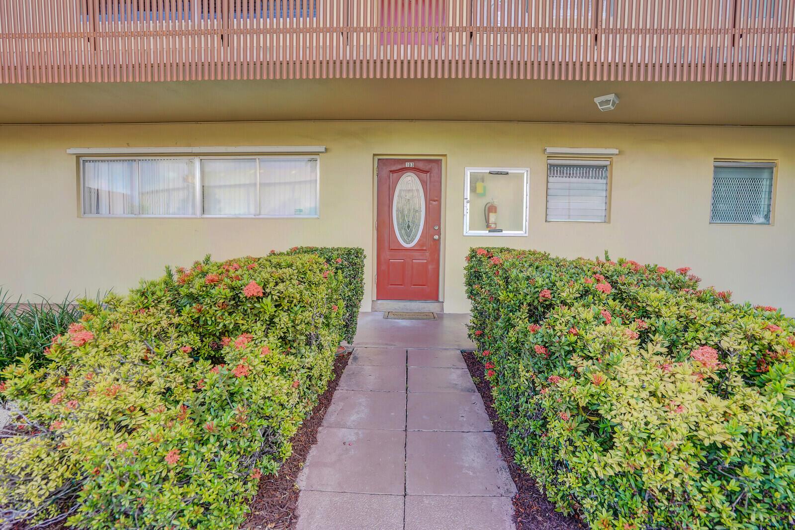 Bright & Spacious 2 Bedroom, 2 Bath condo on the first floor at beautiful Waterway Club in Lantana. Serene view of intracoastal right off of screened in 30 foot wide lanai. Common laundry area on 1st floor as well. Water included. Amazing location close to restaurants, minutes to the beach and I95. This community has a heated pool, outdoor heated shower, fitness center and club house! Do not miss!