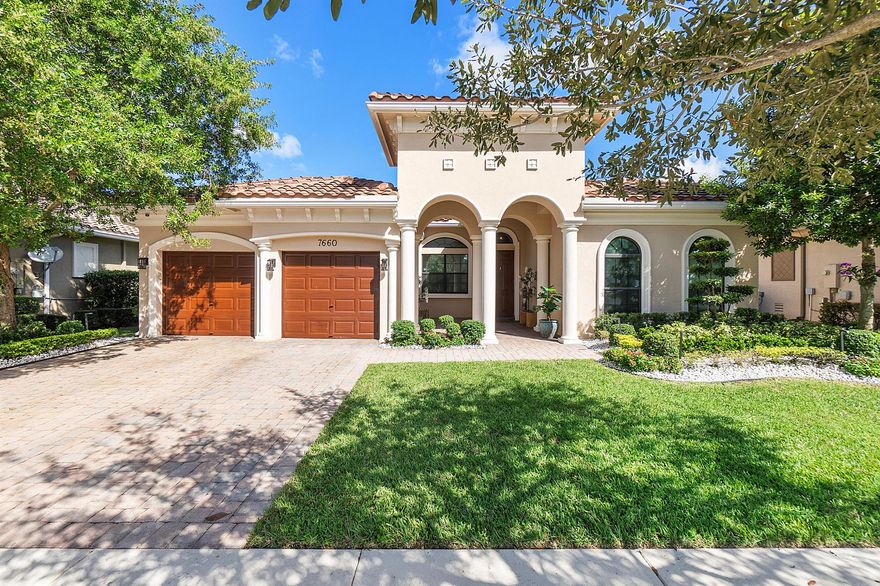 WELCOME TO YOUR DREAM HOME!  This charming ONE STORY residence features three bedrooms, three bathrooms and a two car garage located within South Florida's most prestigious community, Parkland Golf & Country Club. 

Perfectly situated on a tranquil street within walking distance to the clubhouse and community amenities this home offers a split open floor plan full of detailed features and upgrades.  The layout creates a seamless flow between the living room, formal dining, and kitchen areas, making it ideal for daily living and entertaining. 

The large kitchen is equipped with high-end appliances, a gas stove, double oven, granite countertops, a center island, cabinets with abundant storage and a pantry with custom shelving. The bar height counter top offers the perfect space to eat breakfast, have a snack or sit and relax.  If you prefer, you can take in the views of the backyard oasis from the adjacent kitchen dining area.  There is certainly no shortage of space in this home.  

All of the bedrooms boast wood flooring as well as high ceilings.  The primary suite is located separately from the other bedrooms creating a private retreat. It features three closets and a large en-suite spa bathroom where you will find a double vanity and center makeup area, built in linen closet, a jacuzzi tub, shower, and separate toilet room. 

The fenced backyard is landscaped for privacy and provides ample covered and grass space creating the perfect setting for outdoor relaxation and enjoyment.  

The home is full of upgrades and convenient features from the custom laundry room with built in cabinetry, quartz counters and LG washer & dryer to the new landscaping and extended back patio.  This one-story gem encapsulates luxury, comfort, and tranquility, making it suitable for both serene retreats and hosting friends and family.

Located within the exclusive Parkland Golf & Country Club community, residents can enjoy a range of amenities and a vibrant social lifestyle, including a championship golf course, tennis courts, fitness facilities, a clubhouse, restaurant and more. This community is also in close proximity to shopping centers, parks, and major highways, offering easy access to all that South Florida has to offer. With top-rated schools nearby and meticulous maintenance throughout, this home is move-in ready, awaiting the perfect buyer to experience the epitome of Florida luxury living. 

Don't miss the chance to make this stunning Parkland residence your HOME SWEET DREAM HOME!