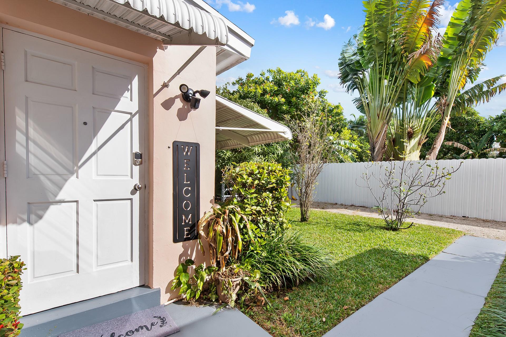 Available now! Can be leased furnished or unfurnished for the same price! Fully renovated 1 bed/1 bath in the desirable Edgewood neighborhood of Fort Lauderdale featuring a new kitchen, bathroom, flooring and fixtures, private laundry room with full-size washer and dryer, private fenced backyard, central A/C, and parking for two cars (tandem). One pet under 25 lbs welcome. Water, sewer, trash, and landscaping included. Prime location just minutes to downtown, beaches, Whole Foods, FLL Airport, I-95 and more!