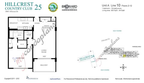 Tiny photo for 3800 Hillcrest Drive #310, Hollywood, FL 33021 (MLS # B26012537)