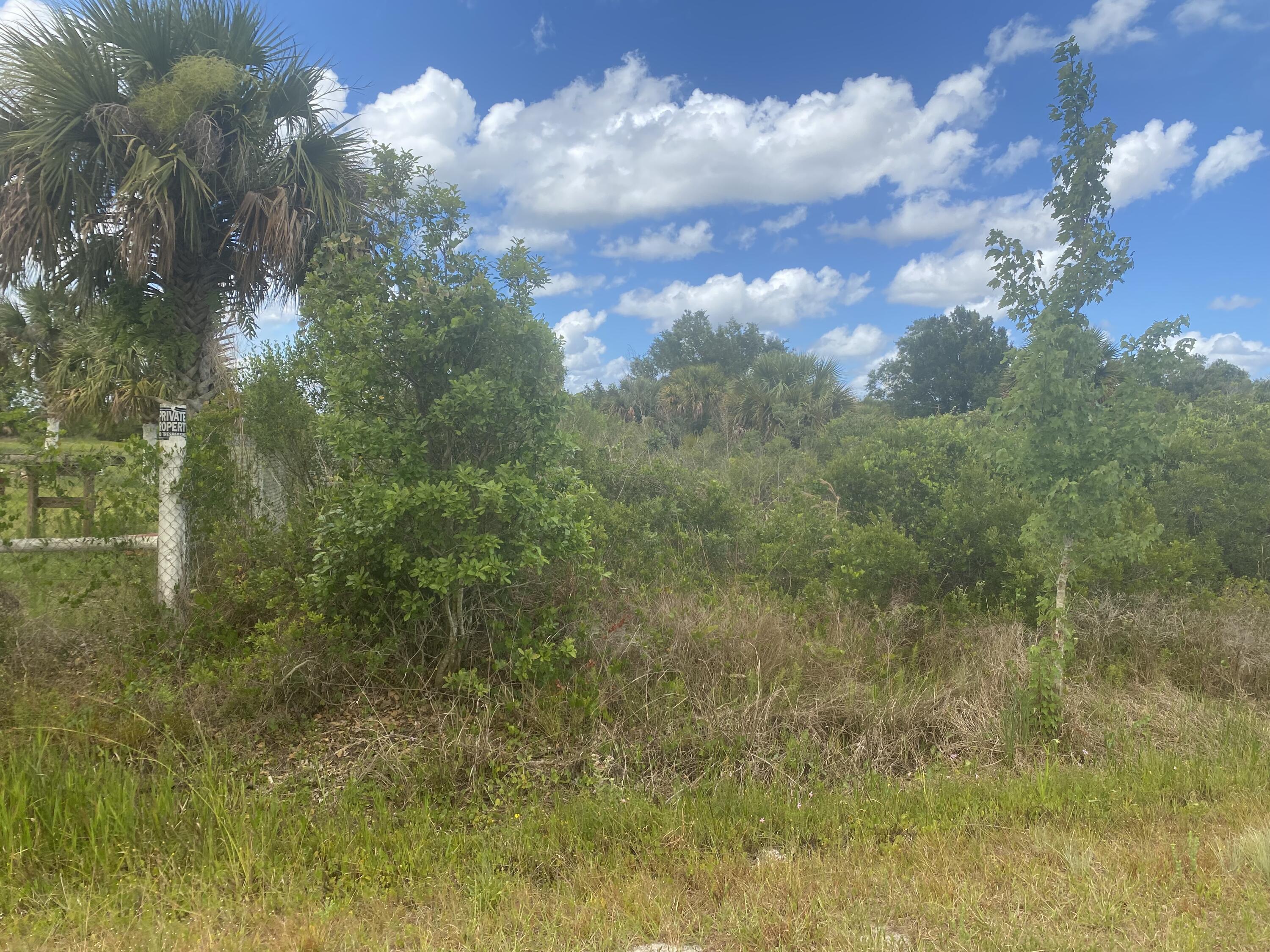 Build or bring your dream home and barn on this beautiful and private high and dry 1.25 Acre canal lot just off of the main paved road but yet still private. with Power poles on this street So much to enjoy in Okeechobee County. Come to The Kissimmee River Preserve State Park West of this area as well is the Kissimmee River. The Kissimmee River flows into Lake Okeechobee and is well known for some of the best fishing. whether you like Fishing, hunting, mudding agriculture or just privacy here you have it all.