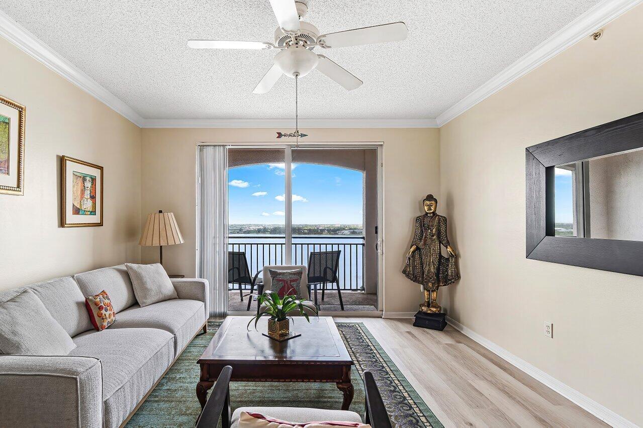 Experience luxury living on the 12th floor in Downtown West Palm Beach! This 12th Floor Luxury Condo offers 2BR/2BA, updated kitchen, stainless steel appliances and granite counter tops with updated flooring throughout. Available fully furnished. Enjoy resort style amenities including a 24-hour front desk concierge, pool w/jacuzzi, firepit, BBQ grill area, gym, sauna, social room w/TV, bar & billiard table, cyber business center, bike storage, & gated covered parking. EV charging available. Located minutes to Palm Beach Intl Airport, I-95 & the Brightline and Tri-Rail as well as local colleges and universities. Enjoy shopping, dining and entertainment at City Place, Clematis Street & Flagler Drive. Montecito is not just a residence; it's a gateway to a vibrant urban experience.