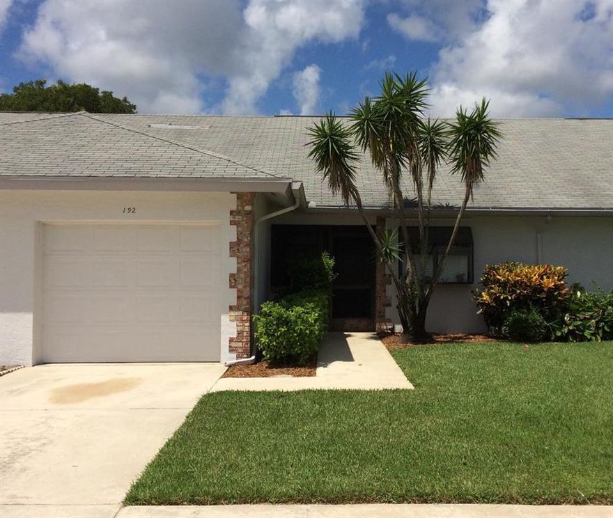 Enjoy all Jupiter Living has to offer in the desirable Indian Creek community. This light, bright, and spacious villa delivers value you won't want to miss. 2bdr, 2bath, with a 1 car garage, New Vinyl Wood Plank floors, New Trane AC(Nov 2017), New Washer and Dryer(Sept 2018). Sliders open to a large screened in patio perfect for relaxing. Low HOA. Highly rated Jupiter Schools.Community Pool and Tennis access avail for purchase at $500, then $50 per quarter. Neighborhood public Golf Course nearby.