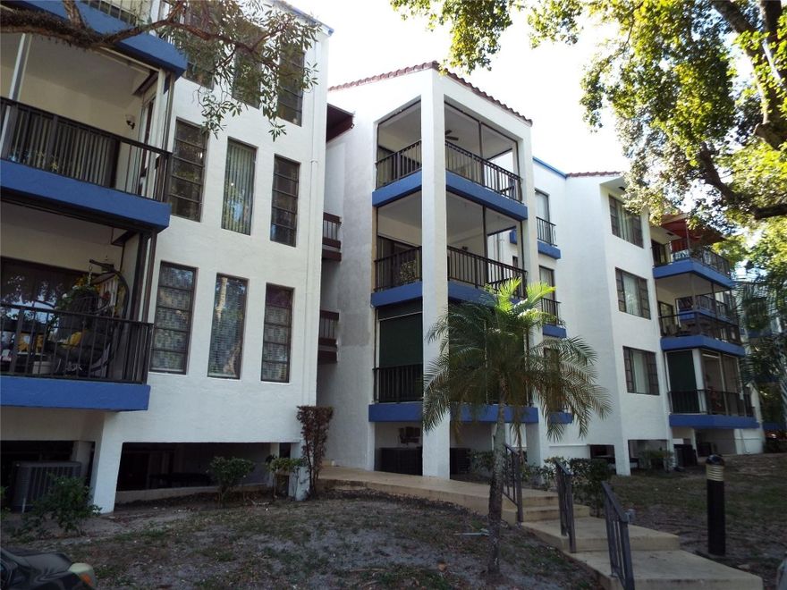 Light Bright & open, with lots of glass.  Spacious 3 bedroom, 2 bath apartment, with underground parking. Tile floors, big open kitchen with some updating, large primary bedroom, updated shower, double sinks, big walk-in closet.  This apartment offers textured walls and smooth ceilings (no popcorn). It has a large screened patio which is tiled. New Ruud AC in 2019, newer water heater. Furnishing are included except for art work and personal items.