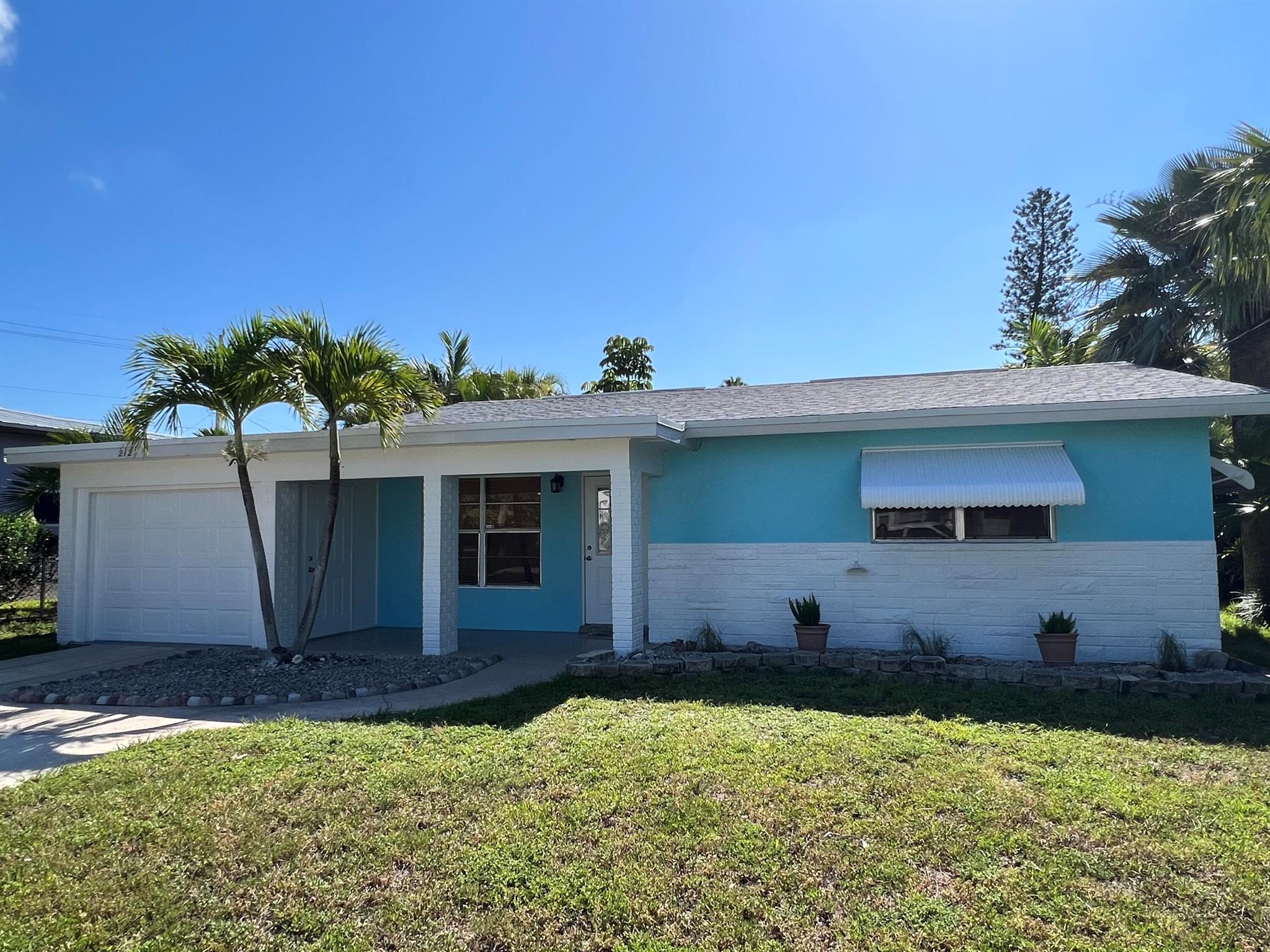 Welcome Home to this 2 Bedroom 1 Bath, 1 Car Garage with a bonus room. This home is located 2 blocks from the Ocean on South Hutchinson Island. Terrazzo floors throughout and stainless appliances in the kitchen. Enjoy your own private fenced in backyard. Tenant responsible for lawn. No Smoking. No pets. Close to Restaurants, shops, parks, boat ramp, Fort Pierce Jetty, Downtown Fort Pierce with their Saturday morning Farmers Market. First, last and security deposit. Proof of verifiable income 3x the rent. Credit scores 600 or better. $75 per adult application fee