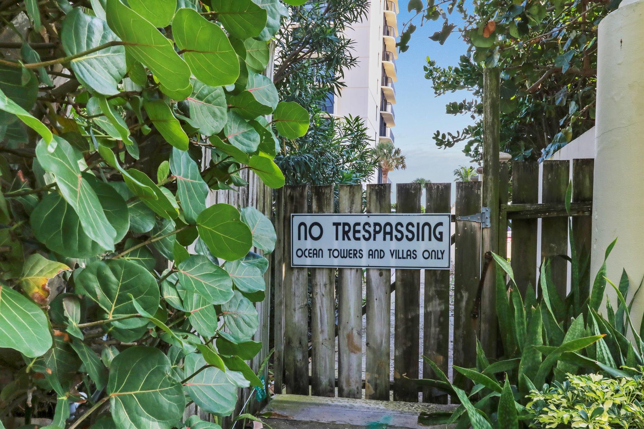 OCEAN VILLAS CONDO APTS - Residential Lease