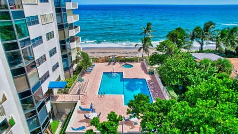 Tiny photo for 4605 S Ocean Boulevard #5a, Highland Beach, FL 33487 (MLS # B26009448)