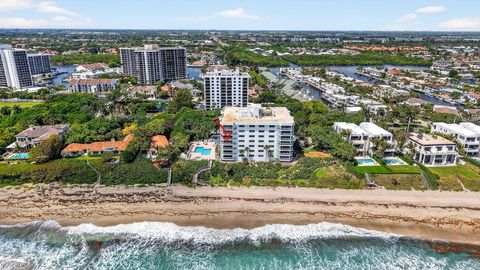 Tiny photo for 4605 S Ocean Boulevard #5a, Highland Beach, FL 33487 (MLS # B26009448)