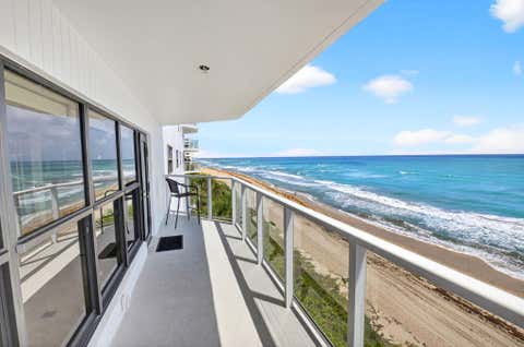 Tiny photo for 4605 S Ocean Boulevard #5a, Highland Beach, FL 33487 (MLS # B26009448)