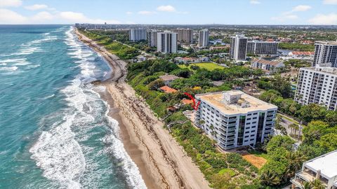 Tiny photo for 4605 S Ocean Boulevard #5a, Highland Beach, FL 33487 (MLS # B26009448)