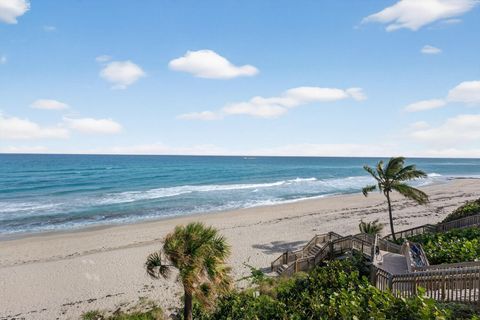 Tiny photo for 4605 S Ocean Boulevard #5a, Highland Beach, FL 33487 (MLS # B26009448)