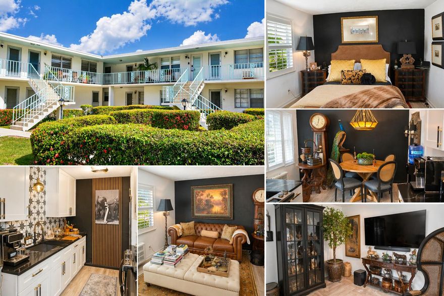 Bright and stylish second-floor condo ideally situated in Lake Worth Beach. Set within a quiet community that welcomes pets, this residence offers both comfort and stability. The interior has been fully updated with impact-rated windows and doors, custom plantation shutters, and a sleek contemporary kitchen featuring granite surfaces and brand-new appliances. Additional upgrades include a tankless water heater, efficient mini-split air conditioning, refreshed bathroom, and durable modern flooring throughout. Perfectly located for enjoying the coastal lifestyle, you're just moments from the energy of downtown, local arts and cultural events, boutique dining, and the shoreline.