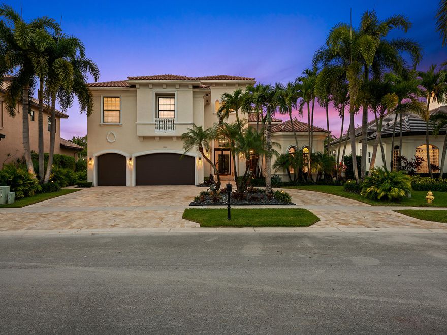 Exceptional estate in sought-after Hawks Landing featuring 6 bedrooms + office, 6 baths, & luxury upgrades throughout. Renovated chef's kitchen w/quartz countertops, 2026 refrigerator, & Bosch double ovens. Additional upgrades include impact windows, marble flooring in main living areas, porcelain flooring in bedrooms, custom closets, a sleek glass stair banister, & updated primary bathroom. The well-designed floor plan offers an oversized loft & multiple ensuite bedrooms upstairs. Outdoor living features an infinity-edge pool w/ new Diamond Brite & tile, architectural lighting, & a summer kitchen designed for effortless entertaining. Located in a prestigious guard-gated community w/ clubhouse, resort-style pool, fitness center, tennis &pickleball courts, basketball, tot lot, & 24-security