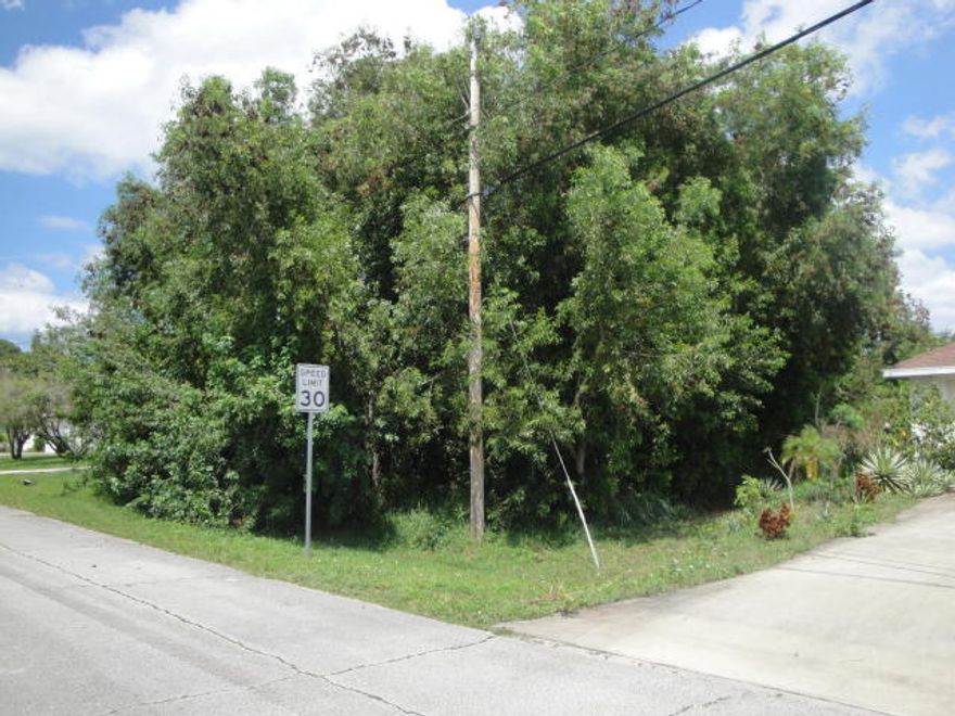 Located east of US-1. Nice lot to build on a small drainage canal. Close to Green River Parkway. Close to shopping & restaurants. This lot is about a 15 minute drive to the beaches on Hutchinson Island.