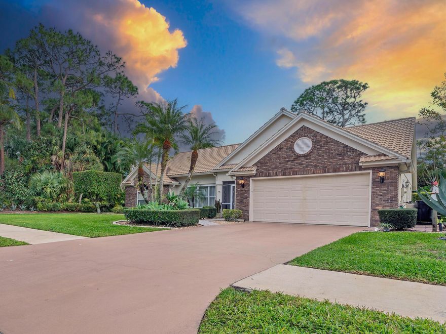 Welcome to an exceptional opportunity in highly desirable Heatherwood; A gated, family-oriented community with lush landscaping, sidewalks, playground, and one of the lowest HOA fees in Port St. Lucie. This stunning 3-bed, 2.5-bath split layout home delivers a resort-like backyard experience, highlighted by a large screened pool and shaded entry steps under roof -- an extremely rare feature that sells itself! Major systems are already replaced; in 2008 a barrel-tile roof, a 2024 HVAC, and meticulously maintained eliminate big future expenses. Oversized sliding glass doors from the primary suite, dining room, and family room bring the outdoors in; a design that's architecturally superior and perfect for entertaining. Vaulted ceilings, oversized windows and 3 sky-