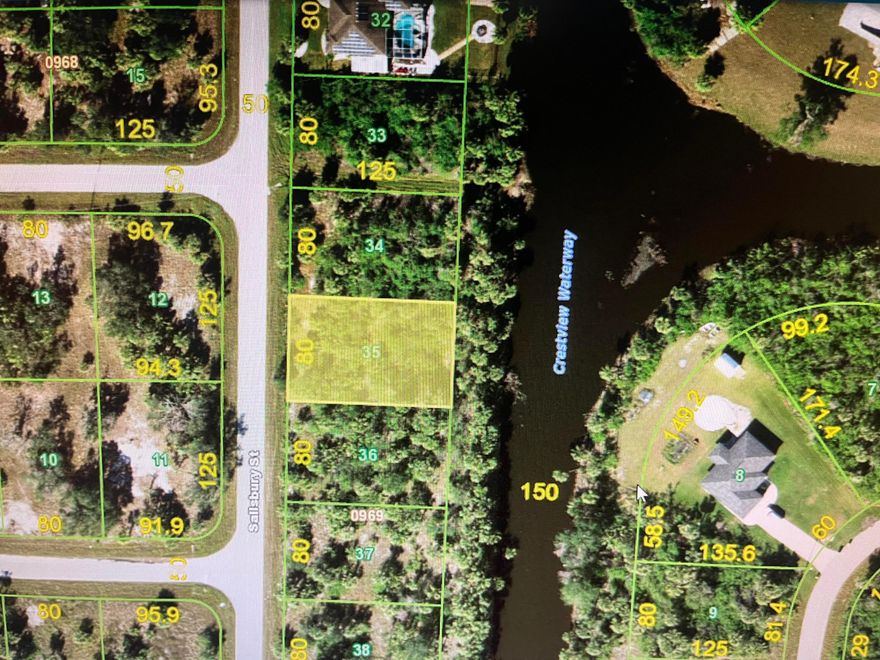 Beautiful lot in the water (canal) with newer homes around, don't loose this opportunity to buy in the water for only$28,900.00