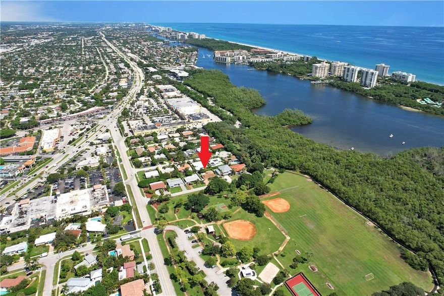 There are three things that matter when moving: LOCATION, LOCATION, LOCATION! The magic of East Boca is now available to you.  3 /3 - 1 car garage/with extra office space. GEM nested in the Lake Wyman neighborhood. IMPECABLE HOME. Across from the captivating Lake Wayman Park, minutes from Mizner Park & Amphitheater, shops & the beach. Enjoy the serene tree lined walking trails, basketball court, pavilion, picnic areas, playground, soccer field, tennis court, etc. Park is undergoing major renovations including new kayak launches, new fishing pier, boardwalks, and paths, etc. This will be your backyard all year round. Fenced yard w/room for a pool, impact windows, newer appliances & AC, A rated Schools & No HOA. 2489sqft Total as per county records. AMAZING OPORTUNITIES DON'T LAST FOREVER.