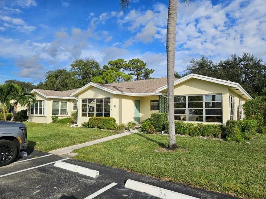 Motivated Seller...High Point West is a 55+ community in the heart of Delray Beach, on the corner of Atlantic and Military Trail, across from the Boys Farmers Market.  Open floor plan with tile throughout.  Updated kitchen with appliances.  The primary bedroom has two walk-in closets, while the bonus room is ideal for a home office.  Amenities include clubhouse, pool & tennis courts. Maintenance fee covers water, basic cable, lawn care, and pest control.