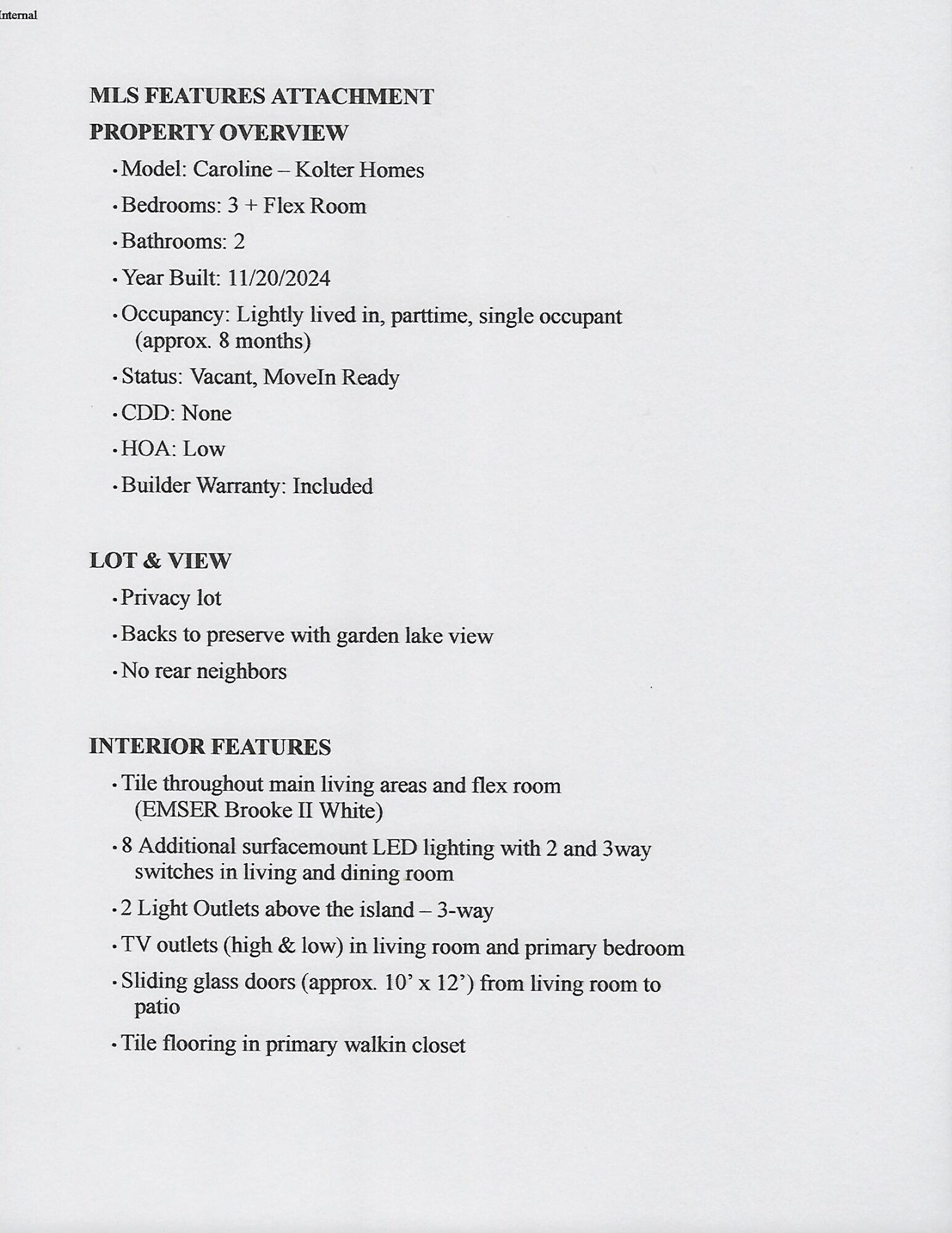 TESORO PRESERVE PLAT NO 2 - Residential