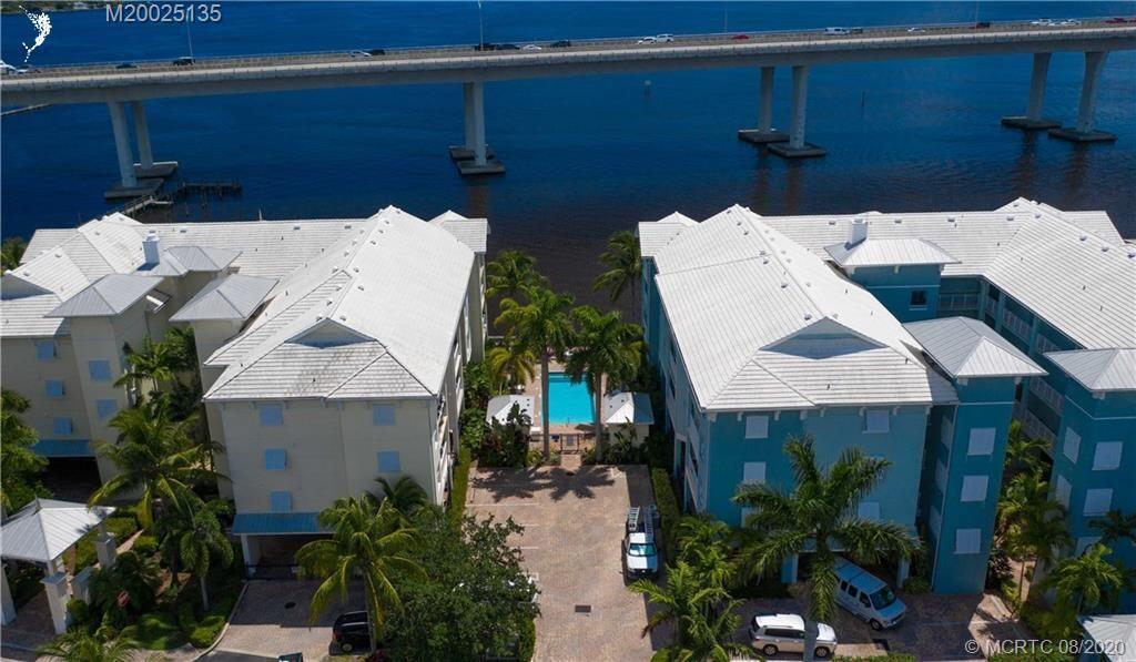 WILL BE AVAILABLE JUNE 2026 AT AN OFF SEASONAL RATE OF $2800.00 PER MONTH OR THE 2027 SEASONAL RATE OF $5000.00 PER MONTH PLUS STATE TAX. THE HARBORAGE IS MINI CITY LIVING AT ITS FINEST!! TILED FLOORS THROUGHOUT WITH PLANTATION SHUTTERS. GRANITE COUNTERTOPS, TWO UNDER BUILDING PARKING SPACES ASSIGNED TO YOU. PLENTY OF SUNSHINE IN THIS TWO BEDROOM/ TWO BATH OVER THE POOL UNIT WITH AN EXCEPTIONAL WATERVIEW. GREAT AMENITIES FOR YOUR ENJOYMENT,PLANNED SOCIAL ACTIVITIES, CLUBHOUSE W/FITNESS CENTER, SAUNA, STEAM ROOM, POOL CAFE, COMMUNITY POOLS, HOT TUB &BILLIARDS ROOM. PREMIUM VIEW FOR THE 4TH OF JULY FIREWORKS! TIDEHOUSE RESTAURANT ON PREMISE! CLOSE PROXIXITY TO DOWNTOWN STUART! FULL-SERVICE MARINA UPON AVAILABLE DOCKAGE.