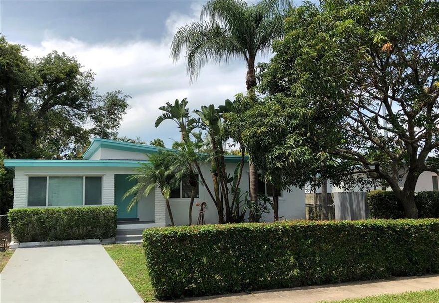 Beautiful 3/2 Art Deco home. Hurricane impact windows & sits on a more than 8,000 sft lot. Plenty of room to expand or build a pool.  Granite countertops & SS appliances Kitchen. Majority of house w/original hardwood floor. Mature and lush landscaping w/incredible mango tree & starfruit tree. House has endless possibilities & is in the heart of a rapidly developing area. Excellent location! Minutes from FIU, Johnson & Wales, Costco, Aventura Mall. This one won’t last! Call…