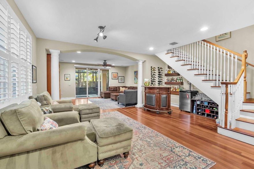 Elegant three-story townhome featuring a screened patio with built-in BBQ and private pool, ideally located in the heart of Victoria Park just minutes from Fort Lauderdale Beach, downtown and Las Olas Blvd. This residence offers impact windows with plantation shutters and a chef’s kitchen with wood cabinetry, quartz countertops, new stainless appliances, center island, and abundant storage, seamlessly opening to the main living and dining areas. Additional highlights include a whole-house gas generator and water filtration system, two garage spaces, one outfitted as a gym, a third-floor office, and a rooftop terrace. Enjoy a walkable lifestyle close to Holiday Park, restaurants, bars, and shops. A rare opportunity in one of Fort Lauderdale’s most sought-after neighborhoods. No HOA.