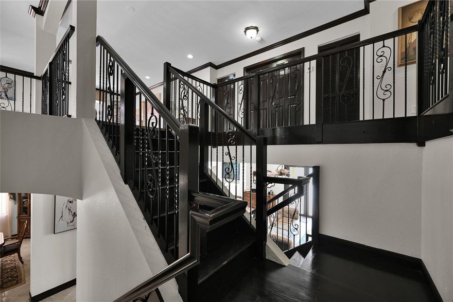 5 BEDROOMS 5 BATHROOMS, LAKE & HEATED POOL & SPA, IMPACT WINDOWS AND DOORS. STUNNING RESIDENCE THAT BLENDS ELEGANCE WITH EVERYDAY COMFORT. SPACIOUS BEDROOMS PROVIDE COMFORT, WHILE LARGE WINDOWS FILL THE HOME WITH  NATURAL LIGHT. OPEN LIVING SPACES ENHANCED BY MARBLE FLOORING THROUGHOUT THE FIRST FLOOR.  UPSTAIRS A LARGE SECOND FLOOR-LOFT PROVIDES AN IDEAL SPACE TO ENJOY, A MEDIA AREA, OR A FLEXIBLE LOUNGE.A LARGE BEDROOM ON THE FIRST FLOOR WITH A PRIVATE EN-SUITE BATHROOM. COMPLETING THE HOME IS A THREE-CAR GARAGE. OUTSIDE THE BACKYARD IS PERFECT FOR RELAXATION. TOP-RATED SCHOOLS, PARK, SHOPPING. THIS EXCEPTIONAL HOME OFFERS ,BEAUTY AND LASTING MEMORIES.