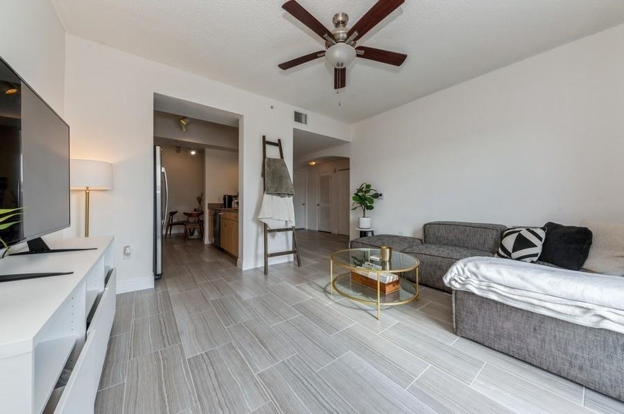 Large and completely updated 2 bedrooms, 2 bathroom condo with balcony in downtown Fort Lauderdale/Flagler Village area. This split apartment features tile floors, walk-in closets, and a washer/dryer in the unit. Building has all the amenities including a heated pool, exercise room, picnic/ BBQ area, covered assigned parking, secured entrances, and elevators.
