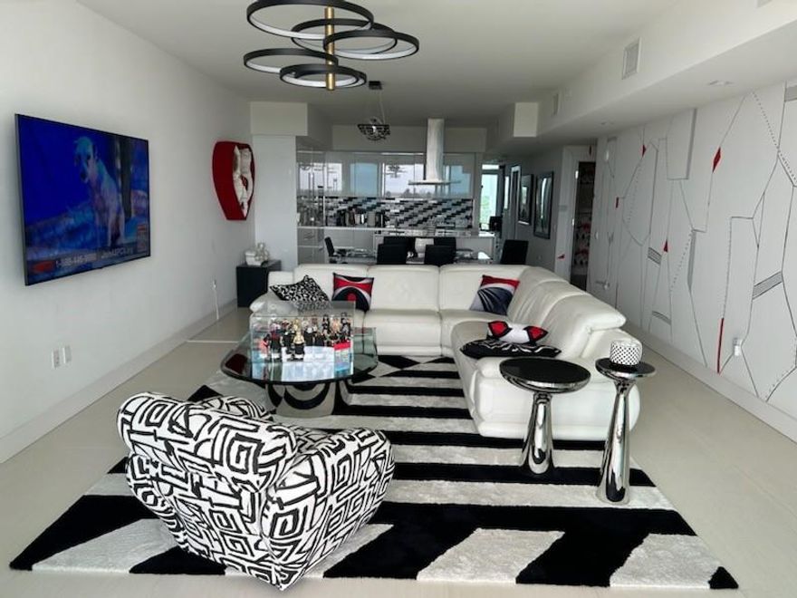 This is an absolutely flawless unit in every respect. Enter via your own private elevator access to the 7th floor gorgeous entryway. Two full bedrooms and a den/office area are appointed with designer touches on every square inch. 
Combined with a spectacular view of the golf course and community, this is a perfect home that will not require a single improvement or alteration. This is Akoya at its finest. 
No application fee for Akoya. $642 Membership application fee to the Country Club. Contracts submitted after September 30 will allow for the membership fee to be $115,000 plus the one time capital improvement of $10,000.
Does not include living room and primary bedroom fixture.