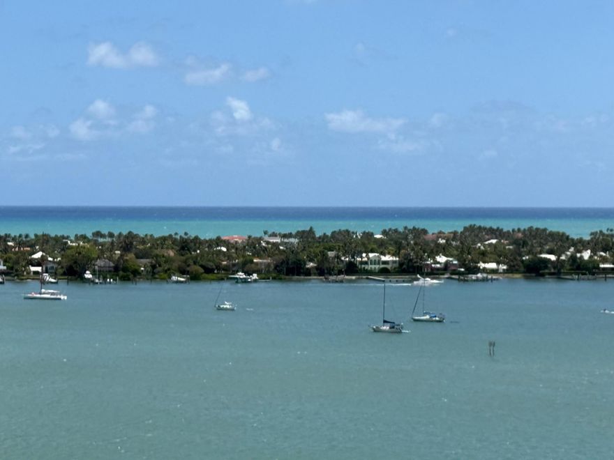 Water, water, water!!!   UNMATCHED views from Placido Mar!  Placido Mar has been the flagship building on the N Flagler Drive corridor for 50 years, but the secret is out and new luxury high rises are joining us along this waterfront!    The Mandarin Oriental Residences are coming to 5400 N Flagler and Alba Palm Beach at 4714 N Flagler and Placido Mar is in between at 5200 N Flagler - with the largest piece of land and widest frontage!   Enjoy the FL lifestyle with community amenities like tennis, swimming, sauna, gym, club room, piano, billiards, and ground level parking!  Unit 1604 has been fully renovated to include impact glass windows and sliders, porcelain tile, an open kitchen, custom cabinetry and more!