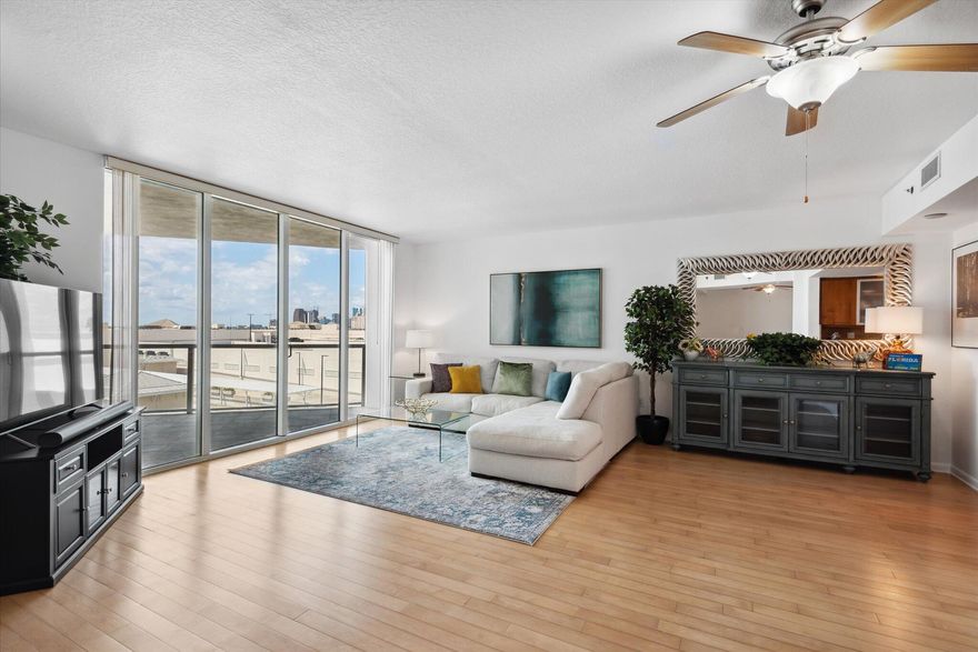 Exclusive residence at The Port Condominium by the Intracoastal, Port & ocean. Larger than many 2BRs, this spacious home features a yacht-inspired kitchen with Sub-Zero & KitchenAid appliances, granite counters & floor-to-ceiling impact glass. The large suite opens to a generous balcony & offers a luxurious bath with Jacuzzi tub, dual sinks & walk-in shower. Brand-new Bosch HVAC (April 2026). Full-size W/D, secure parking & A/C storage. HOA includes water, sewer, trash, hot water, Wi-Fi, DirecTV, reserves & concierge, plus resort-style amenities: 24-hr lobby, business center, fitness center, saunas, clubroom, heated pool & spa. Dockage at adjacent marina. Prime Harbor Beach location, minutes to the beach, dining & Fort Lauderdale's attractions. Homestead exemption to lower property taxes.