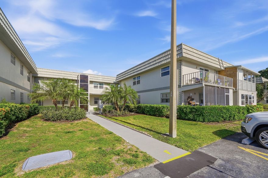 Motivated Seller! Welcome to this beautifully maintained condo in one of South Florida's most sought-after 55+ resort-style communities, where comfort, convenience, and an active lifestyle come together. This spacious residence features an open layout filled with natural light, creating a bright and inviting living space. Features include new updated cabinetry and updated bathroom- ready to move in!  Enjoy a true resort experience with access to three stunning clubhouses, two 18-hole golf courses, an expansive aquatic center with indoor and outdoor pools, state-of-the-art fitness centers, tennis courts, library, billiards, full-service salon, on-site dining, theater, and more.  Experience the perfect blend of relaxation and activity—live the lifestyle you've been waiting for!