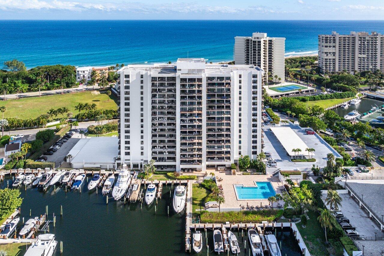 Welcome to Dalton Place at Boca Highland Beach Club & Marina, nestled in the serene community of Highland Beach. This well maintained 2-bedroom, 2-bathroom unit is situated in a recently upgraded building with a completed 40-year recertification and a 2025 budget that promises no increase! Step inside and feel instantly at home with impact glass and shutters, a brand-new hot water heater, a spacious primary bedroom, and an extended balcony perfect for relaxation. The unit also boasts ample closet space throughout, ensuring all your storage needs are met. Residents can indulge in the pristine amenities offered by the building, including pool, a well-equipped gym, tennis courts, a clubroom, and marina access. Plus, enjoy the luxury of having a renovated private beach club just steps away.