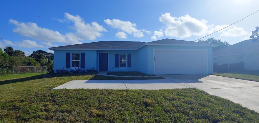 Unique Newer Construction 3 bedroom, 2 baths house with a 2 car garage built on an oversized lot in a great location! Located close to Tradition Area with all its shopping and dining outlets, the i95 and the turnpike. Built by Synergy Homes featuring all their high standard framing and isolation standards ensuring high energy efficiency and lower power bills. Great interior features including a split floor plan, vaulted ceilings, tiles throughout the living area, and more! Enjoy this significantly oversized backyard with lots of space and privacy. Don't miss this great opportunity to call this newer house your home!