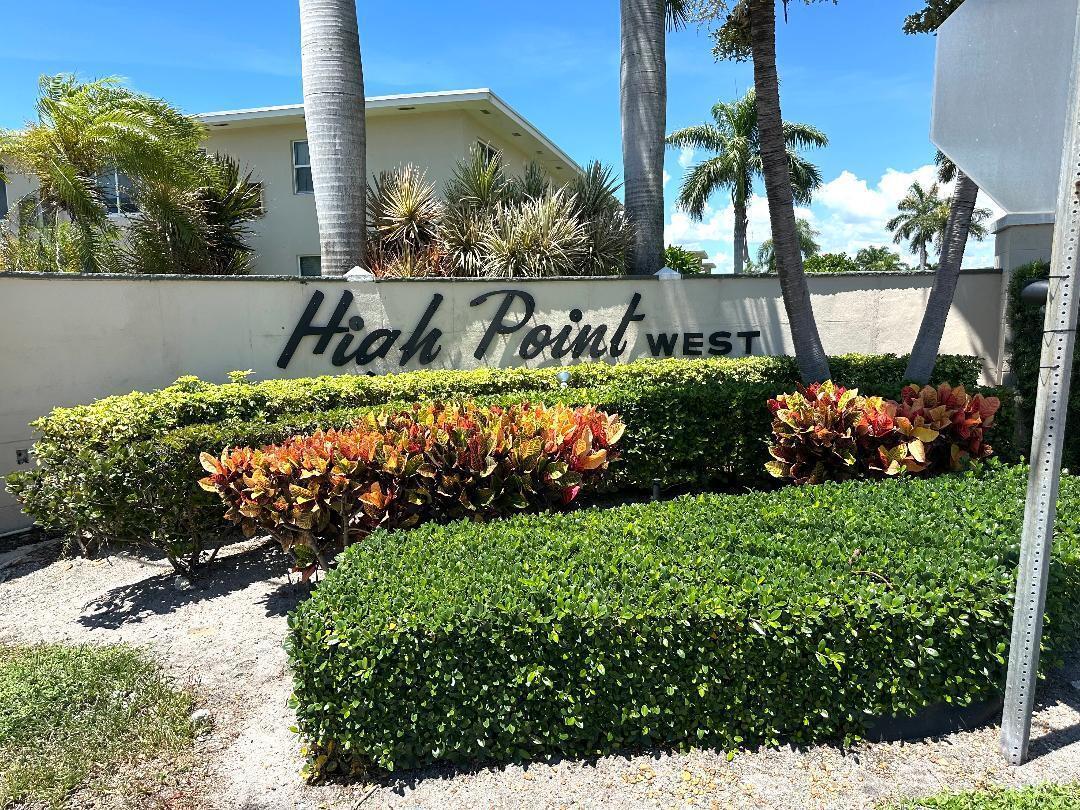 Charming first-floor end-unit in the Active Adult community of High Point West. This single-story villa features 2 bedrooms, 2 bathrooms, and an open-concept living area with abundant natural light. Furniture is included for a seamless move. Enjoy peace of mind with central AC installed in 2014 and relax on your private patio overlooking lush grounds. Assigned parking, pool, clubhouse complete this maintenance-free lifestyle. Perfectly situated for comfort and convenience.