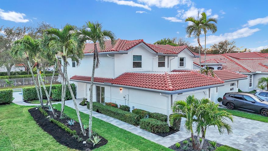 Fully renovated 3BR/2.5BA, 2-car garage pool home in a man-gated, pet-friendly West Boca community with A-rated schools. Private corner lot on a dead-end street, no rear neighbors. Fenced yard with travertine, modern pool with glass tile, and large patio. Fresh interior paint, new 2026 roof, 48''x 48'' porcelain tile downstairs, vinyl upstairs, extended driveway with new pavers. Updated white shaker kitchen with stainless appliances; upgraded baths with frameless shower doors. Amenities: pool, jacuzzi, tennis/pickleball, playground, clubhouse, basic cable incl. 1 HBO, landscaping included. Landlord covers pool and landscaping. Submit contract to lease, proof of income, application, full credit report w/score, and IDs. Renters insurance​​‌​​​​‌​‌​​​‌‌​​​‌‌‌​​‌​​‌‌​​​​ required.