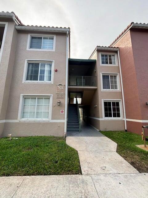 This 3-bedroom, 2-bathroom condo offers stunning lake views from the private balcony and a fantastic location near Park Vista High School, eateries, shopping malls, and quick access to I-95. Featuring a modern kitchen, and a newer A/C system, the unit has been tenant-occupied but remains well-maintained and ready for your personal touch. The community includes a recreation area for the whole family, along with assigned and guest parking. Don't miss the opportunity to make this charming condo your owna"schedule your showing today!