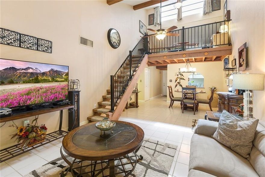 Beautiful, Bright 2 bedroom, 2 bathroom Loft style Villa. This property features a large primary suite with a walk-in closet, a guest bedroom and bathroom, and an additional loft style office/den space! Step outside to your spacious, private oasis in the back. With open and covered patio space, this backyard is perfect for unwinding or entertaining with friends. Kitchen features plenty of cabinets for storage, a breakfast nook area, and slider door to the front patio. Minimum credit score of 700 per association.