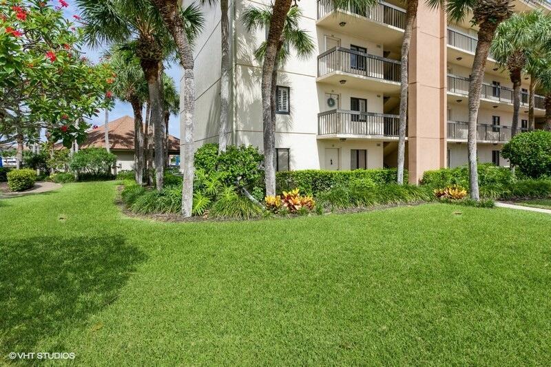 First floor end unit just recently repainted and new flooring. The unit electrical has been upgraded to recess lighting and designer lighting fixtures. The bonus room has been converted into a huge walk-in closet.Both baths and kitchen have been remodeled Please note this is an estate sale and will be sold ASMarina at the Buffs great location walking distance to the beach, shopping and restaurants.